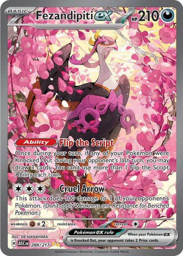 Fezandipiti ex - 288/217 - Pokémon