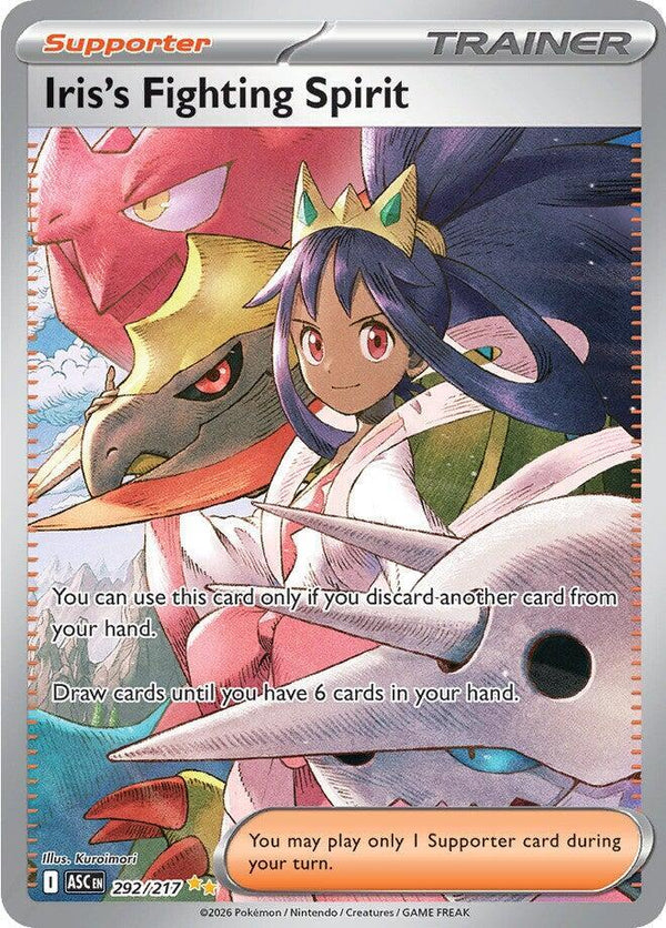 Iris's Fighting Spirit - 292/217 - Pokémon