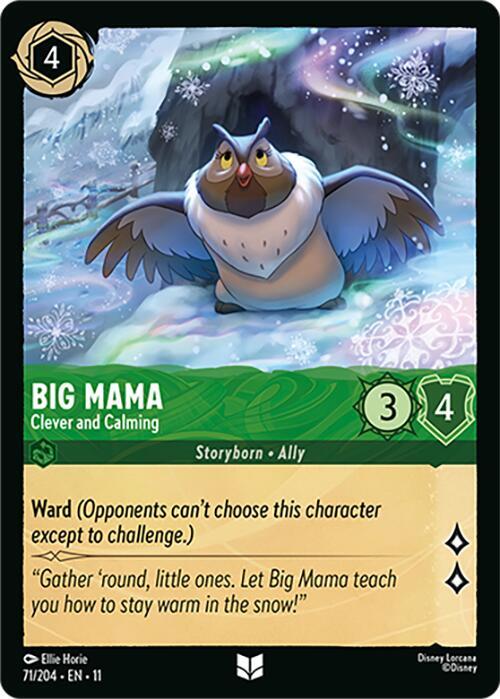 Big Mama - Clever and Calming - Disney Lorcana