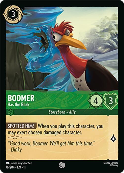 Boomer - Has the Beak - Disney Lorcana
