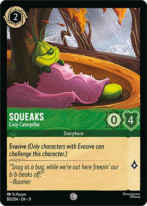 Squeaks - Cozy Caterpillar - Disney Lorcana
