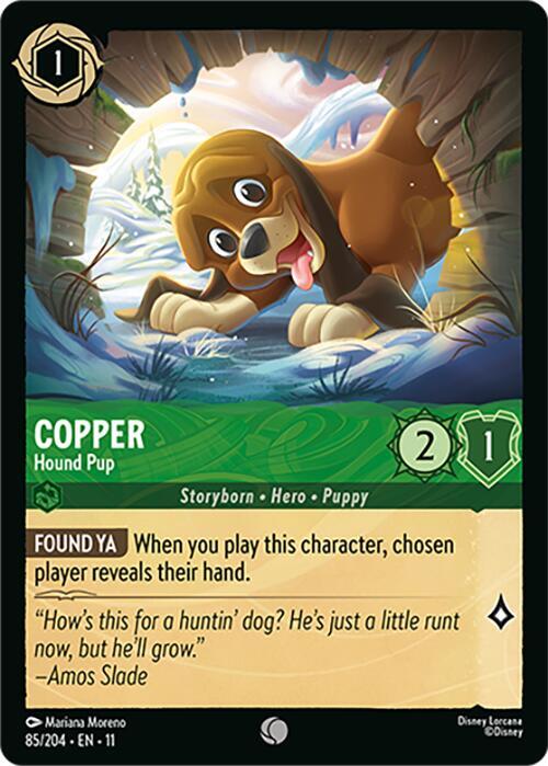 Copper - Hound Pup - Disney Lorcana