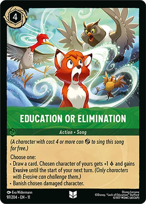 Education or Elimination - Disney Lorcana