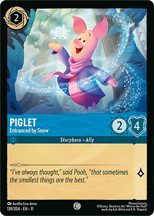 Piglet - Entranced by Snow - Disney Lorcana