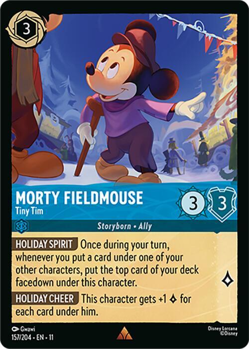 Morty Fieldmouse - Tiny Tim - Disney Lorcana