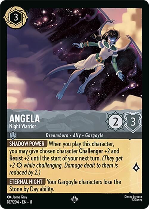 Angela - Night Warrior - Disney Lorcana