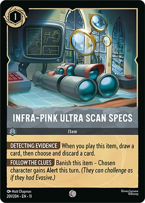 Infra-Pink Ultra Scan Specs - Disney Lorcana