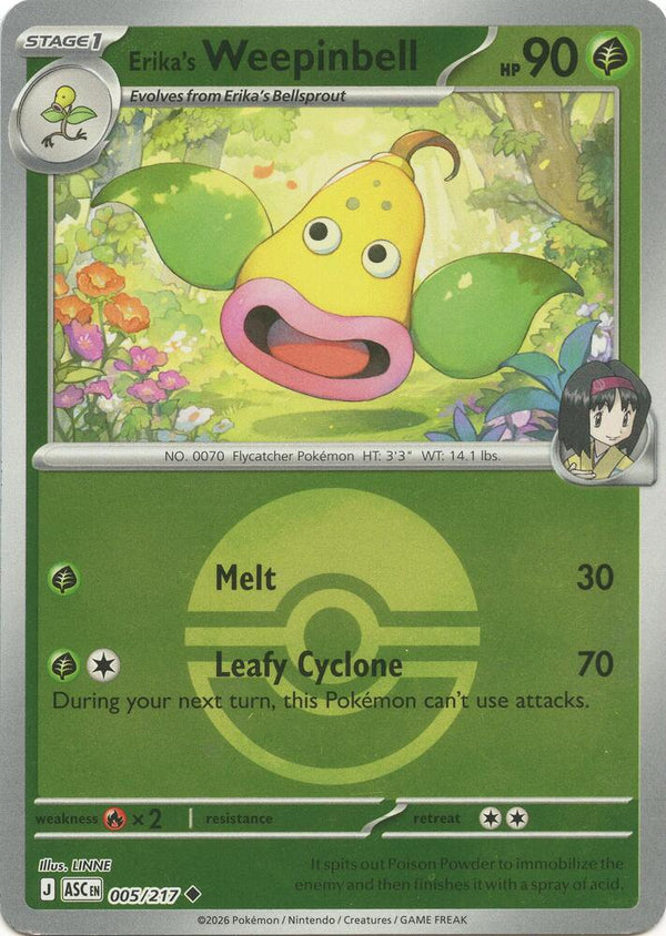Erika's Weepinbell (Poke Ball) - Pokémon