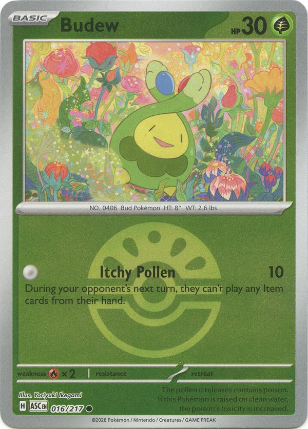 Budew - 016/217 (Friend Ball) - Pokémon