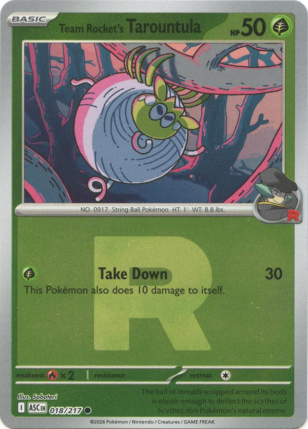 Team Rocket's Tarountula (Team Rocket) - Pokémon