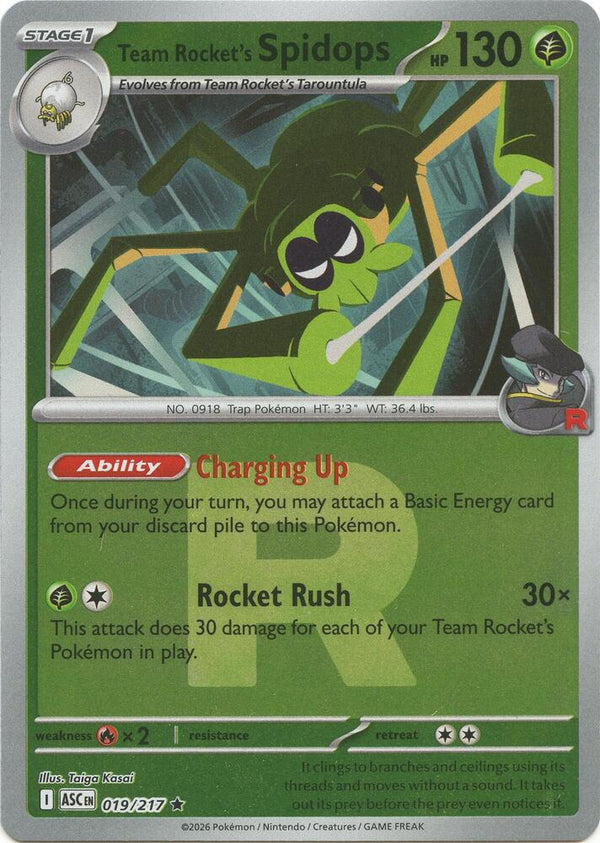 Team Rocket's Spidops (Team Rocket) - Pokémon