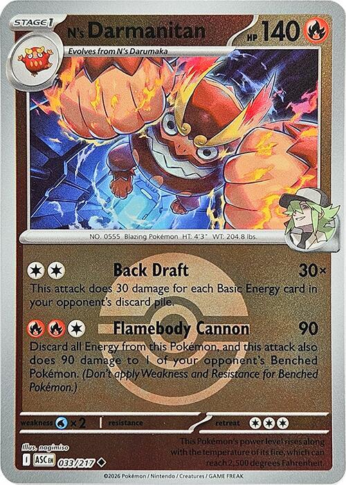 N's Darmanitan (Poke Ball) - Pokémon