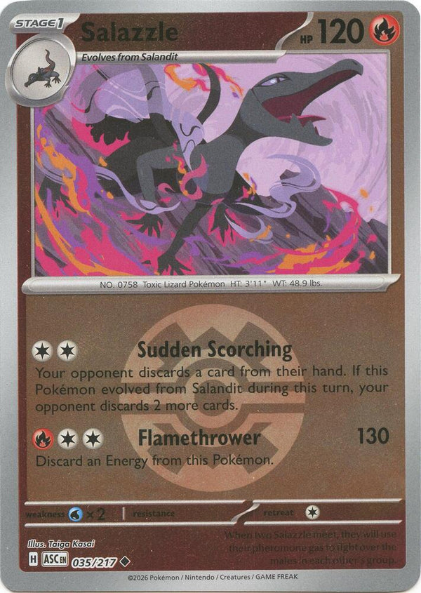 Salazzle - 035/217 (Quick Ball) - Pokémon