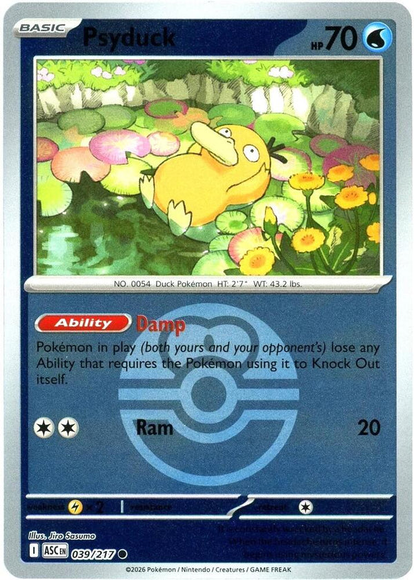 Psyduck - 039/217 (Love Ball) - Pokémon