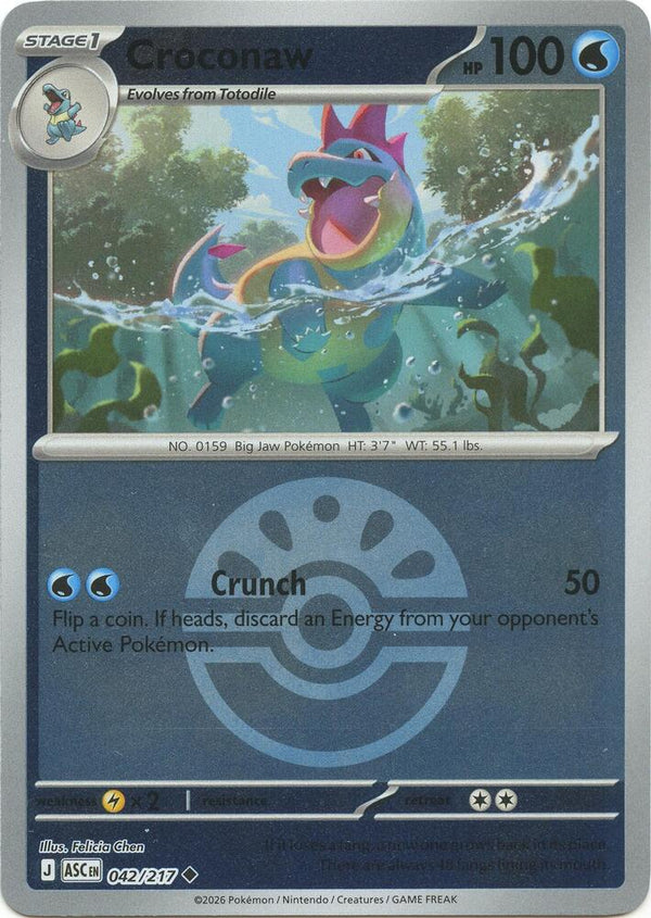 Croconaw (Friend Ball) - Pokémon