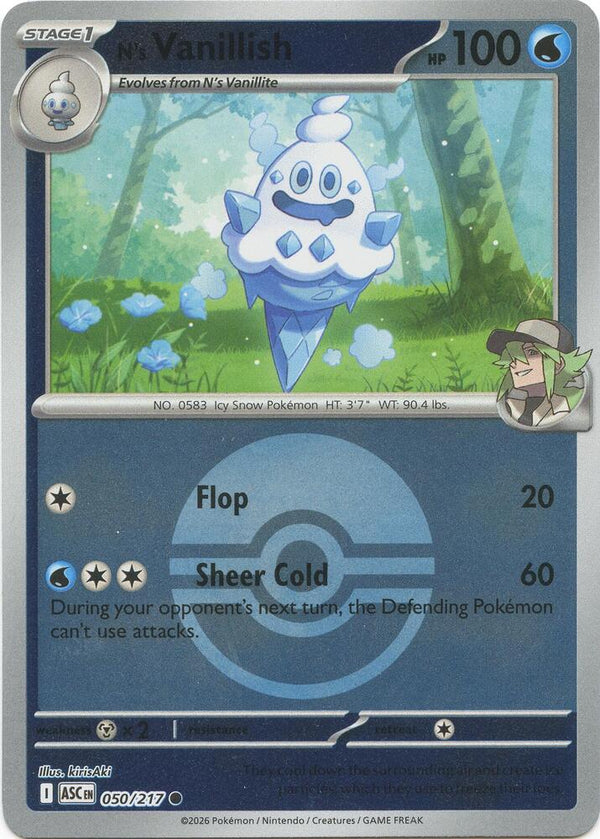 N's Vanillish (Poke Ball) - Pokémon