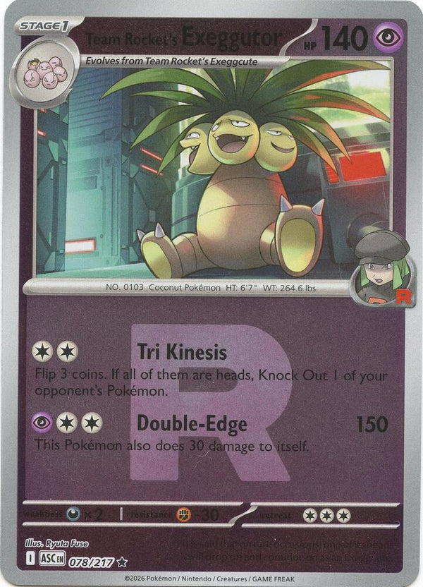 Team Rocket's Exeggutor (Team Rocket) - Pokémon