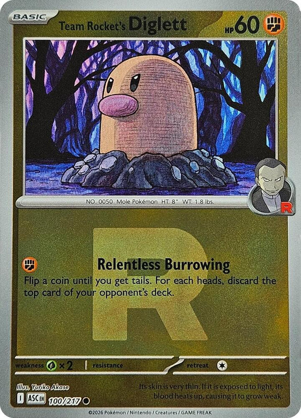 Team Rocket's Diglett (Team Rocket) - Pokémon