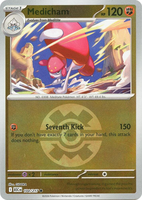 Medicham - 104/217 (Quick Ball) - Pokémon