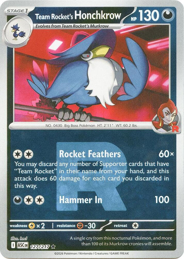 Team Rocket's Honchkrow (Team Rocket) - Pokémon