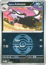 Galarian Linoone (Dusk Ball) - Pokémon