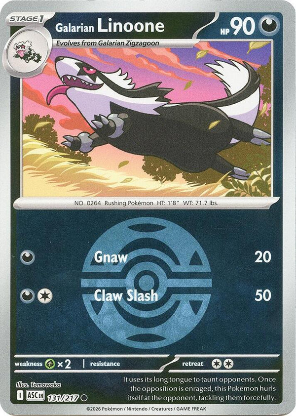 Galarian Linoone (Dusk Ball) - Pokémon