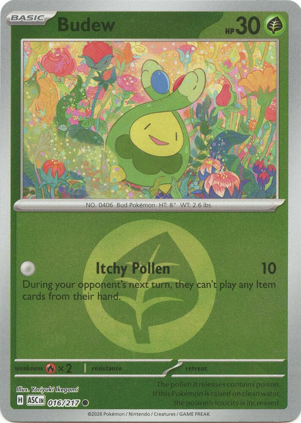 Budew - 016/217 (Energy Symbol Pattern) - Pokémon