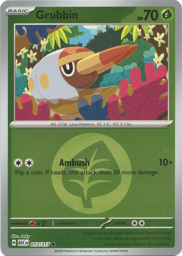 Grubbin (Energy Symbol Pattern) - Pokémon