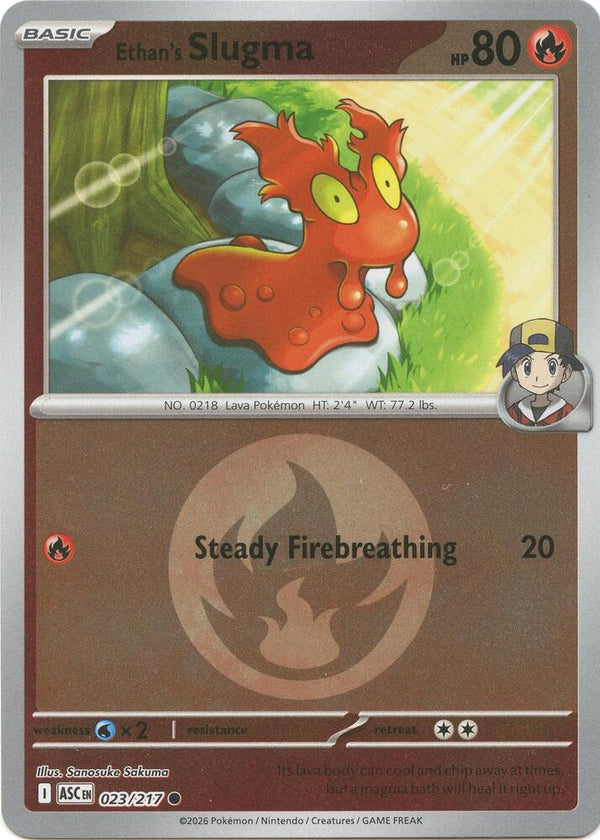 Ethan's Slugma (Energy Symbol Pattern) - Pokémon