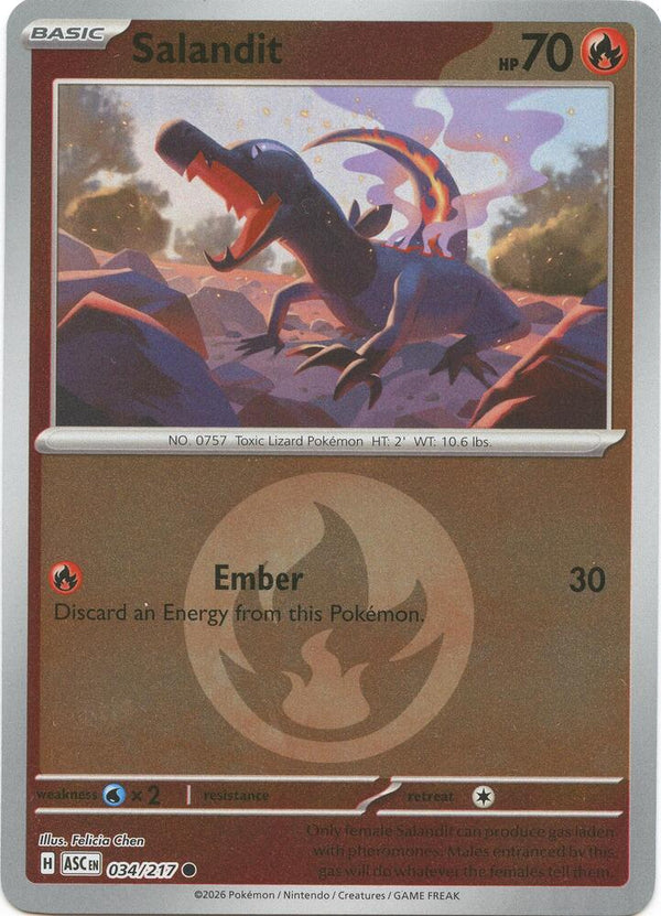 Salandit (Energy Symbol Pattern) - Pokémon