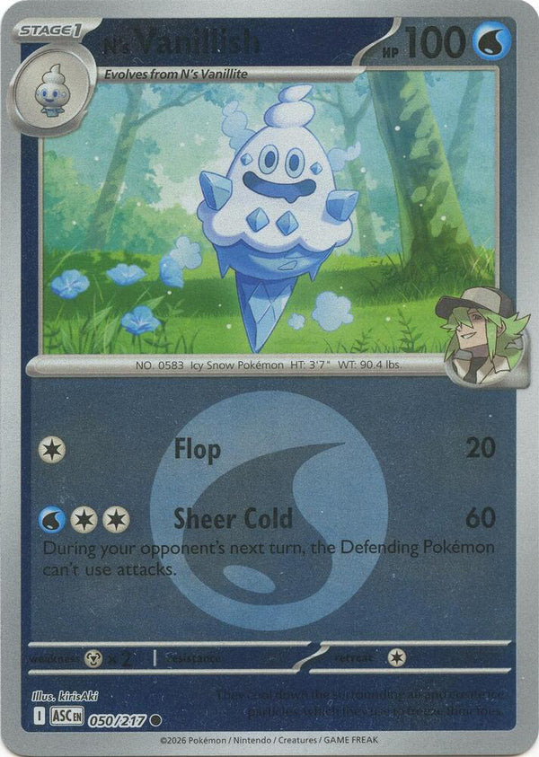 N's Vanillish (Energy Symbol Pattern) - Pokémon