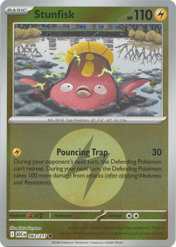 Stunfisk (Energy Symbol Pattern) - Pokémon