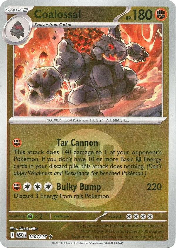 Coalossal (Energy Symbol Pattern) - Pokémon