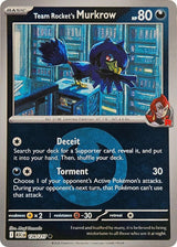 Team Rocket's Murkrow (Energy Symbol Pattern) - Pokémon