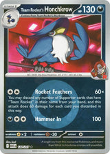 Team Rocket's Honchkrow (Energy Symbol Pattern) - Pokémon
