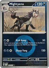 Mightyena - 129/217 (Energy Symbol Pattern) - Pokémon