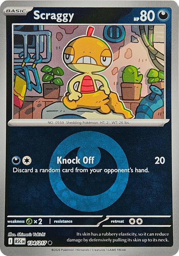 Scraggy (Energy Symbol Pattern) - Pokémon