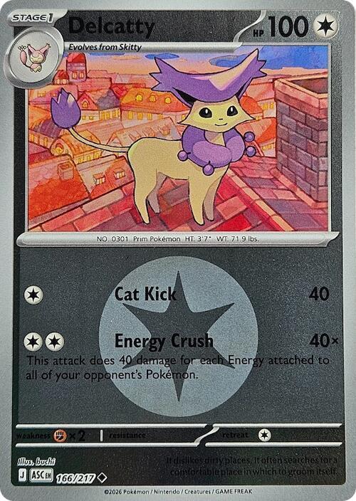 Delcatty (Energy Symbol Pattern) - Pokémon