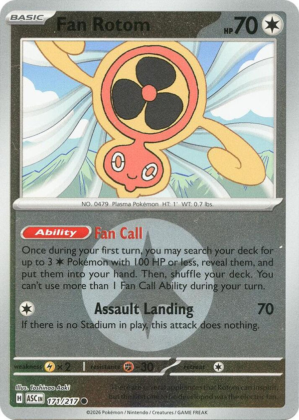 Fan Rotom - 171/217 (Energy Symbol Pattern) - Pokémon