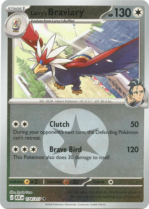 Larry's Braviary (Energy Symbol Pattern) - Pokémon