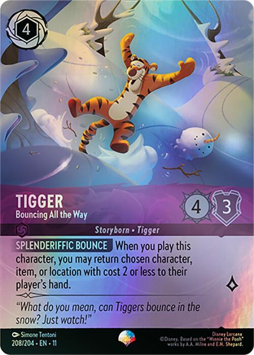 Tigger - Bouncing All the Way (Epic) - Disney Lorcana