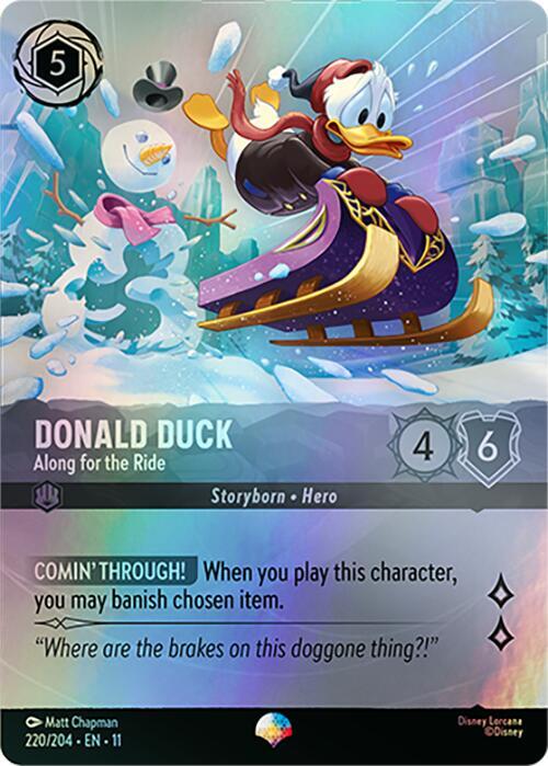 Donald Duck - Along for the Ride (Epic) - Disney Lorcana
