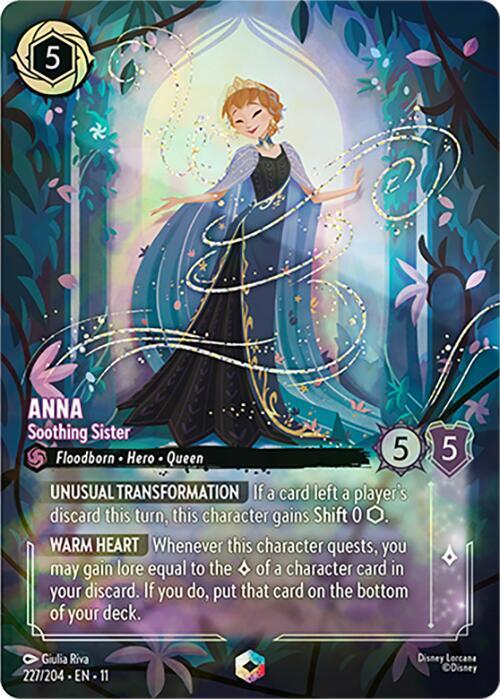 Anna - Soothing Sister (Enchanted) - Disney Lorcana