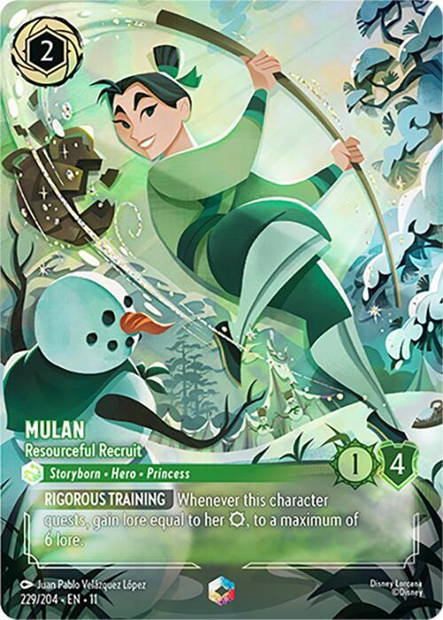 Mulan - Resourceful Recruit (Enchanted) - Disney Lorcana