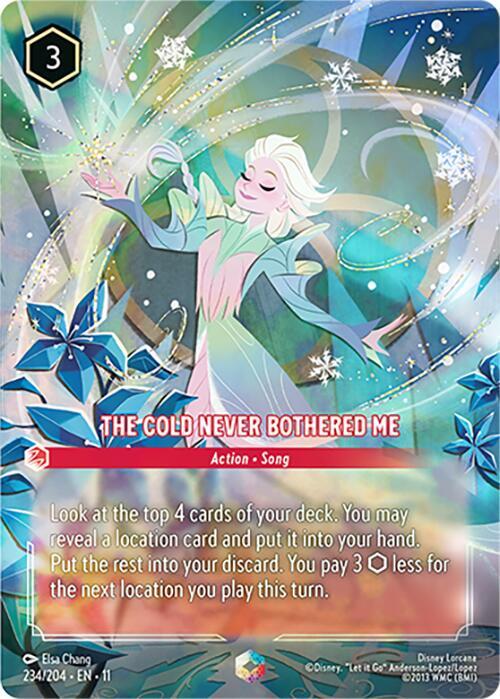 The Cold Never Bothered Me (Enchanted) - Disney Lorcana