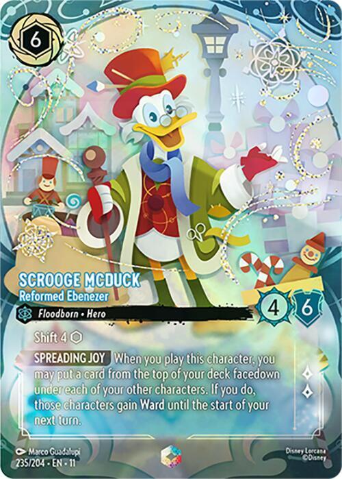 Scrooge McDuck - Reformed Ebenezer (Enchanted) - Disney Lorcana