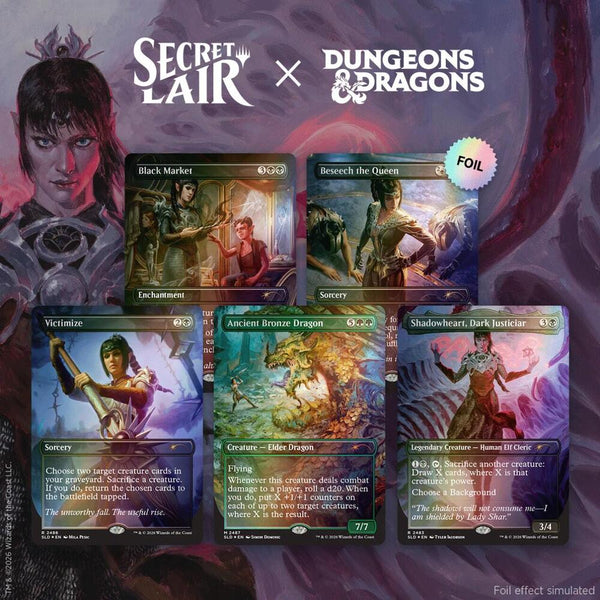 Secret Lair Drop: Secret Lair x Dungeons & Dragons: Shadowheart’s Devotion - Traditional Foil Edition - Magic: The Gathering