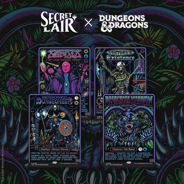 Secret Lair Drop: Secret Lair x Dungeons & Dragons: Black Lights & Dark Dungeons - Non-Foil Edition - Magic: The Gathering