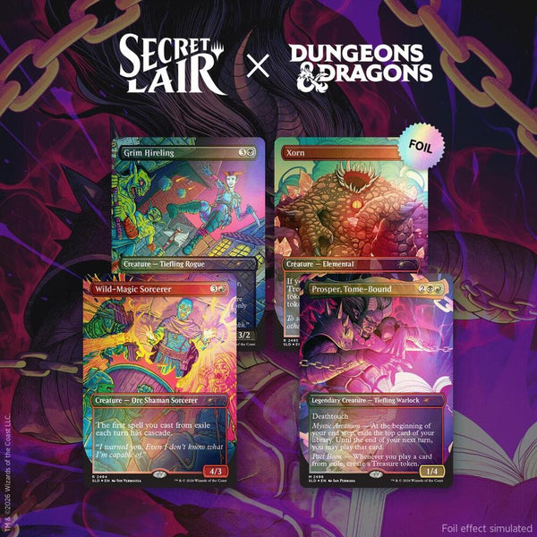 Secret Lair Drop: Secret Lair x Dungeons & Dragons: Shadows Over Baldur’s Gate - Traditional Foil Edition - Magic: The Gathering
