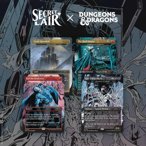 Secret Lair Drop: Secret Lair x Dungeons & Dragons: Strahd’s Descent - Non-Foil Edition - Magic: The Gathering